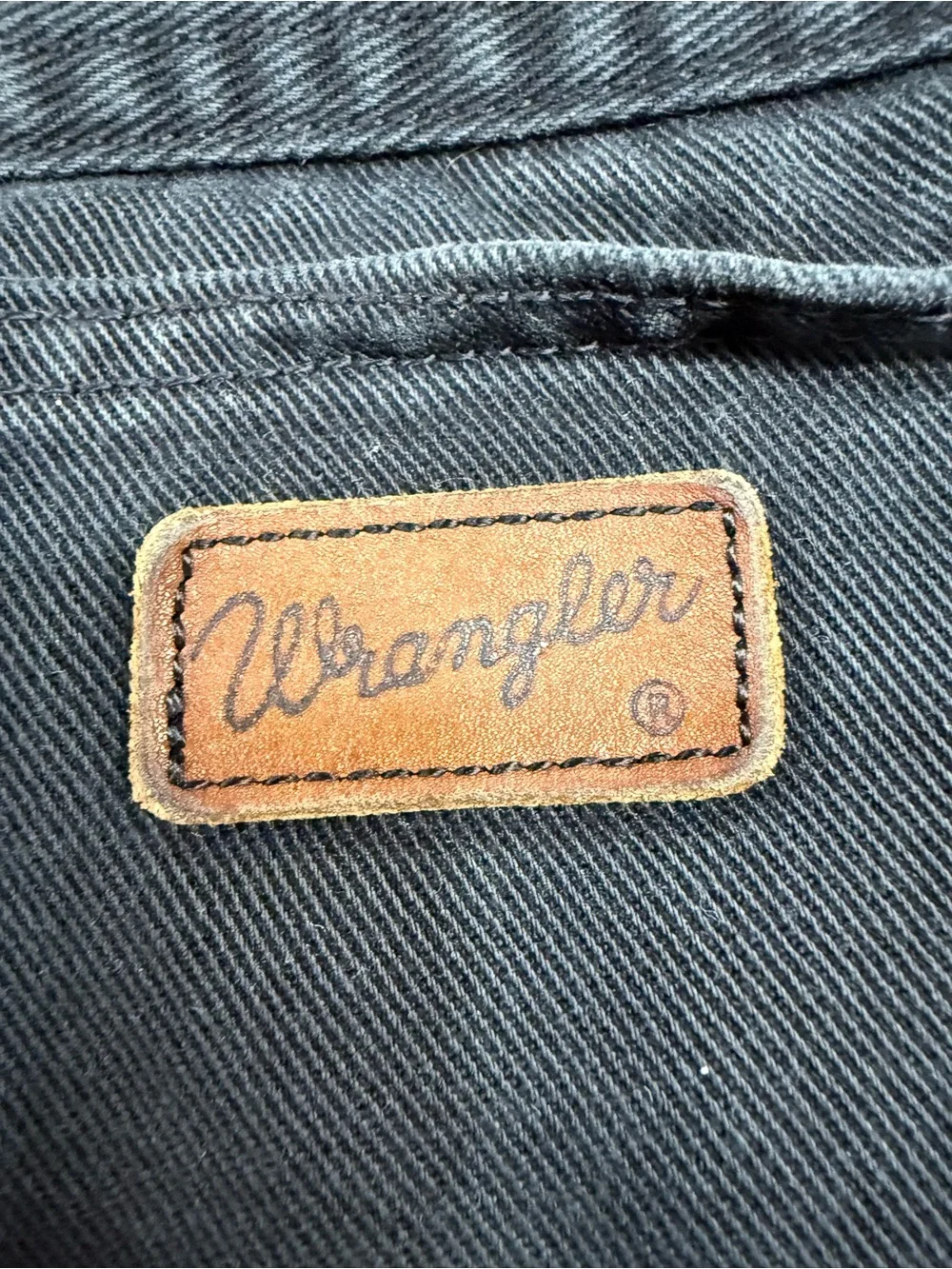 Vintage European Wrangler Texas 5130E Men's Straight Jeans in Black 33x30